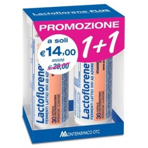 Offerta LACTOFLORENE PLUS BIPACK 30 CAPSULE 26,40 G