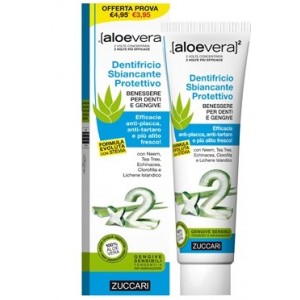 Aloevera2 Dentifricio Sbiancante Protettivo Con Stevia 100 Ml
